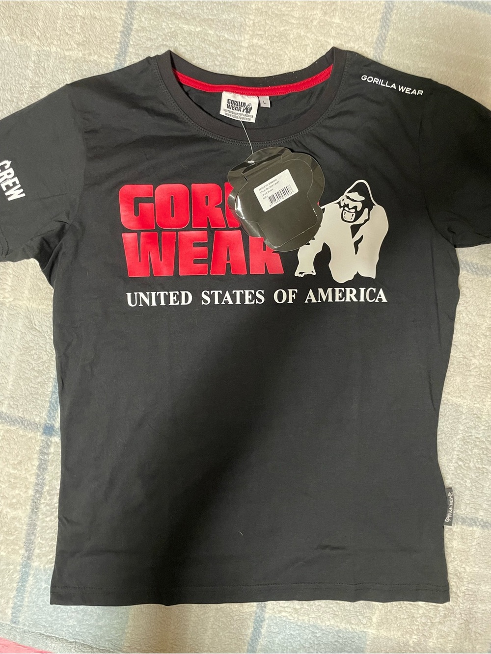 United States of America Black Short Sleeve Tee